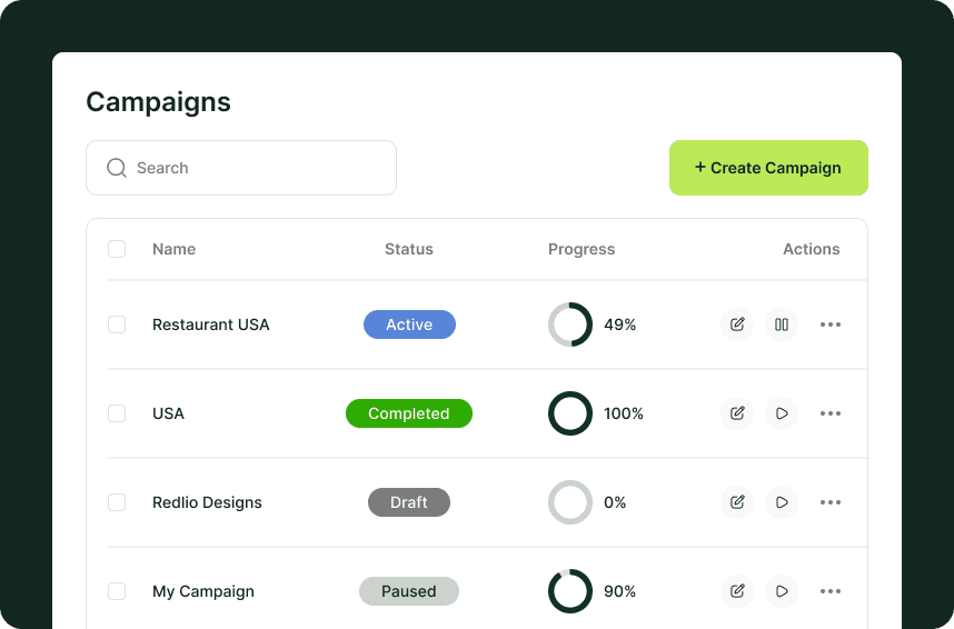 Ship multi-step campaigns at scale
